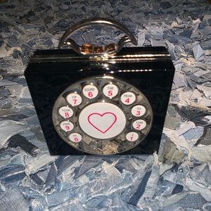 Black Telephone Purse